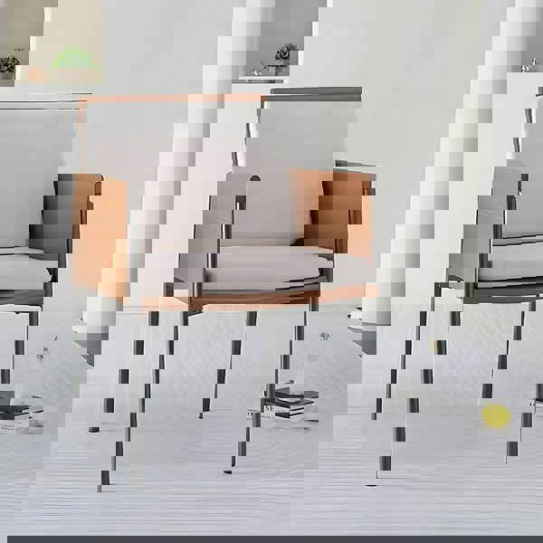 Rit Concept Decker Dining Chair With Armrests, Leather