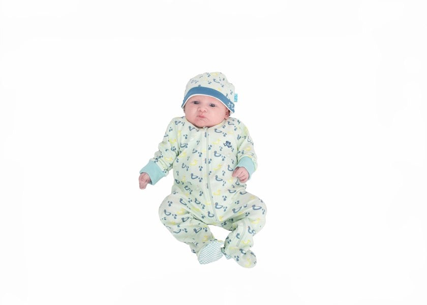 Luca and Rosa Baby grow boys duck print