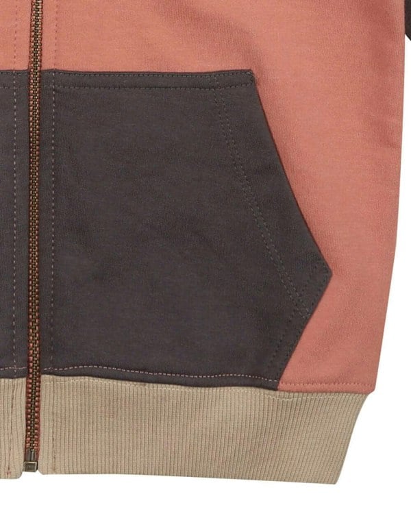 organic cotton Multicolour Colourblock Hoodie - image 3