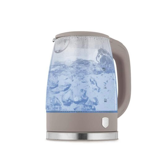 Berlinger Haus Electric Glass Kettle Taupe BH9814