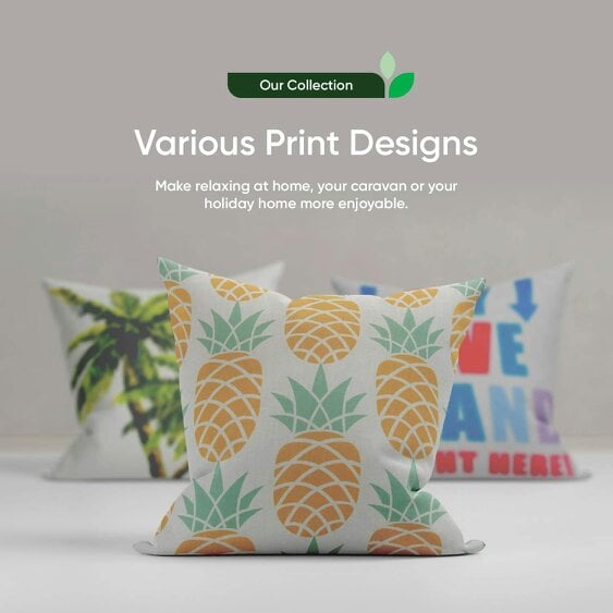 Gardenwize Pack of 2 My Love Island Cushion Covers