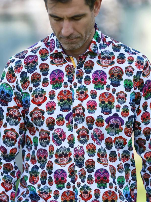 CL2621 EMBROIDERY SKULLS - Claudio Lugli Shirts