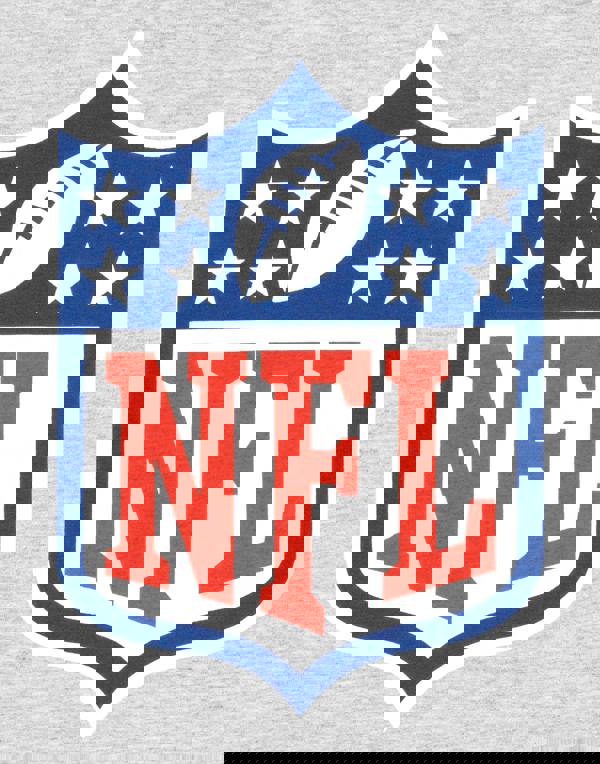 NFL Womens Grey Shield Logo Short Sleeved T-Shirt