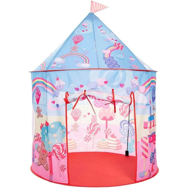 Trespass Childrens/Kids Chateau Play Tent With Packaway Bag - Candyland