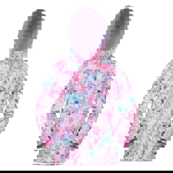 Mountain Warehouse Childrens/Kids Patterned Water Resistant Soft Shell Jacket - Bright Pink - 