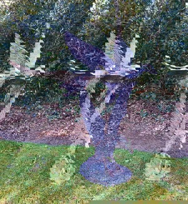 Inspirational Gifting Set of 3 Flying Ducks Garden Sculpture Ornament Decor