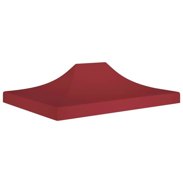 Berkfield Party Tent Roof 4x3 m Burgundy 270 g/m2