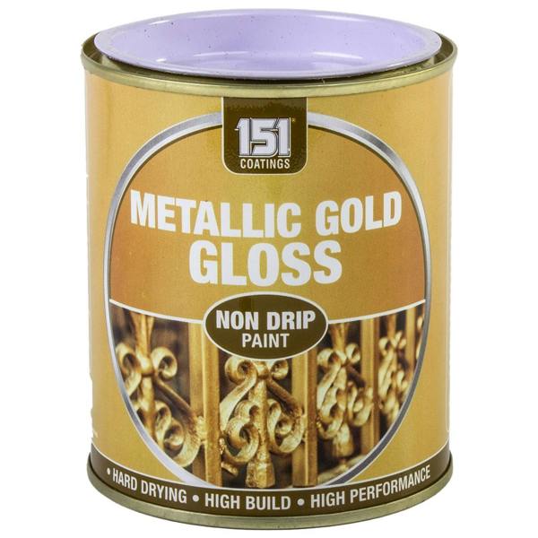 151 Metallic Gold Gloss Non-Drip Paint 300ml
