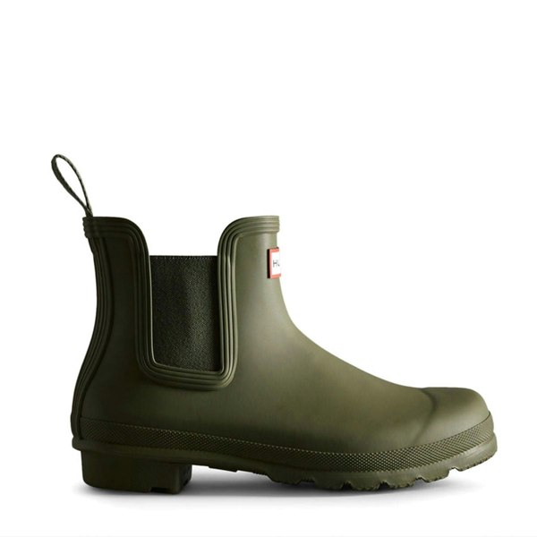 Hunter Womens Hunter Original Chelsea Wellington Boots Navy or Olive Green