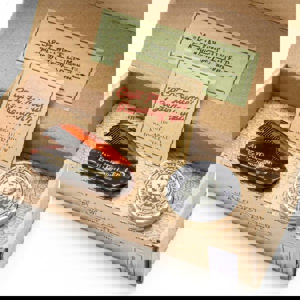 Captain Fawcett Lavender Moustache Wax + Flip Moustache Comb