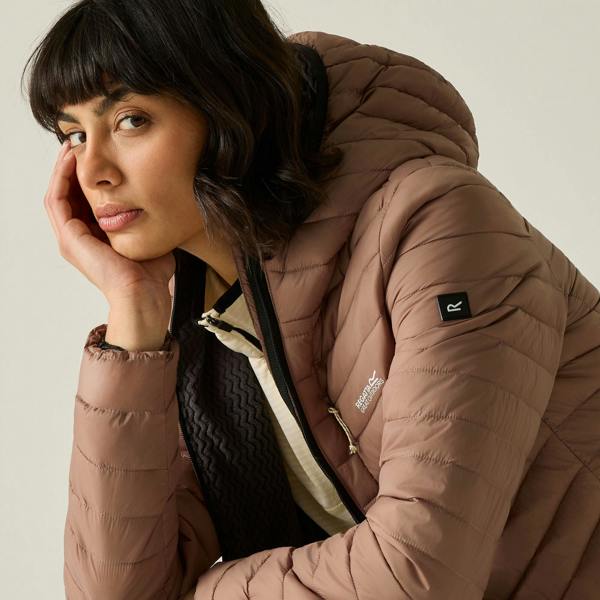 Regatta Womens/Ladies Lighthouse Lightweight Padded Jacket - Mocha - 