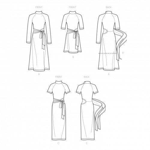 Simplicity Sewing Pattern 9370, Dresses for Women, H5 (6-8-10-12-14) - Intermediate