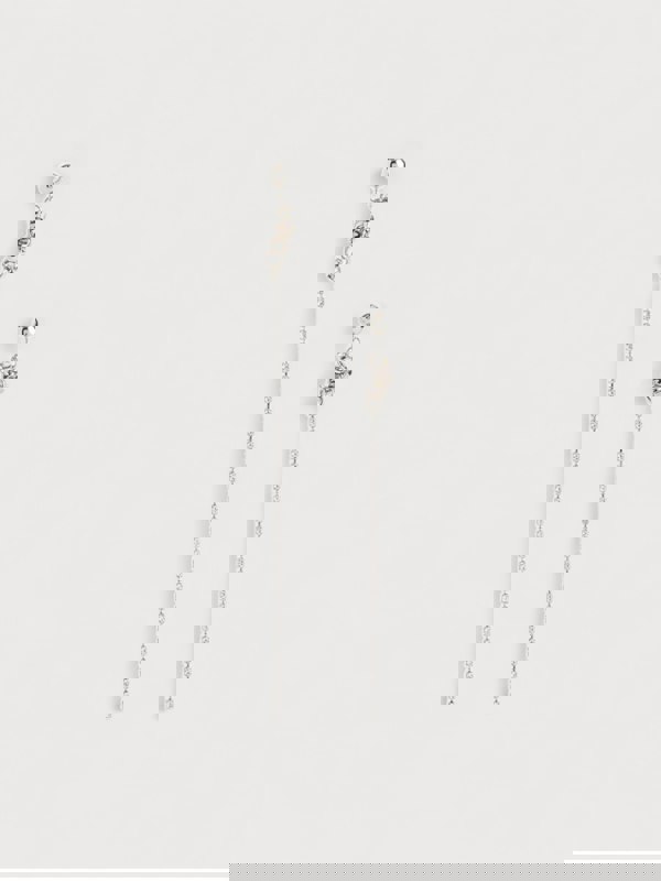 Justine Clenquet Mia Palladium-Plated Brass Earrings