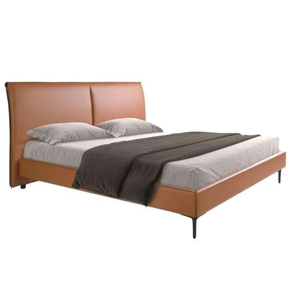 Angel Cerdá Brown Leatherette Bed 7158
