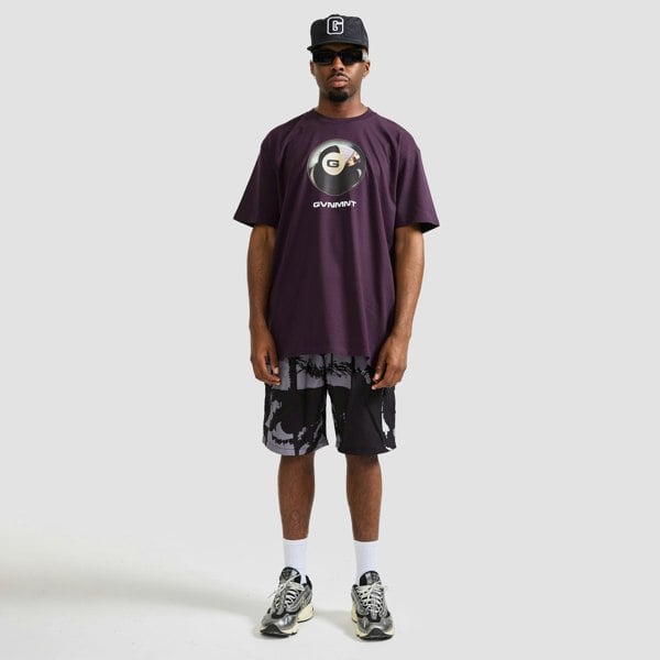 GVNMNT Clothing Co 8 Ball Tee - Plum