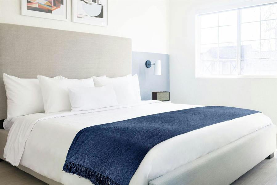 Darcy Tassel Navy Throw 50x60"