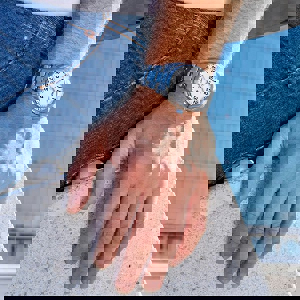 Calypso Mens Basic White Stainless Steel Watch K5862/1