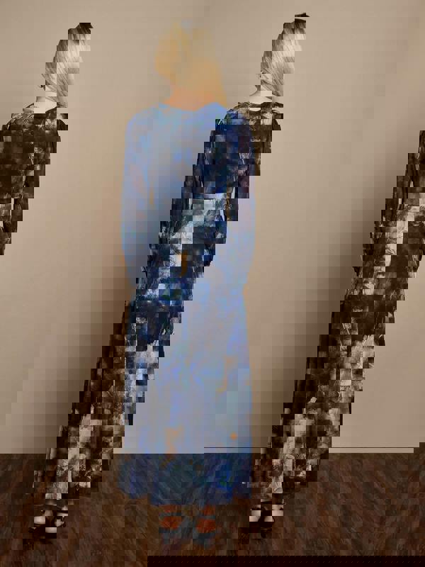 GWD Genevieve Floral Print Maxi Dress