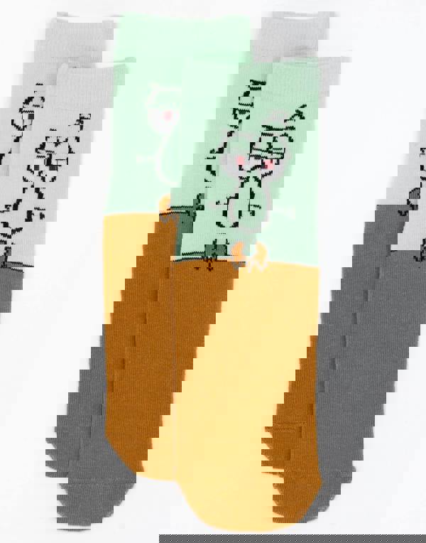 SpongeBob SquarePants Unisex Kids Multicoloured Multi-Character Graphics Calf Socks Set of 5