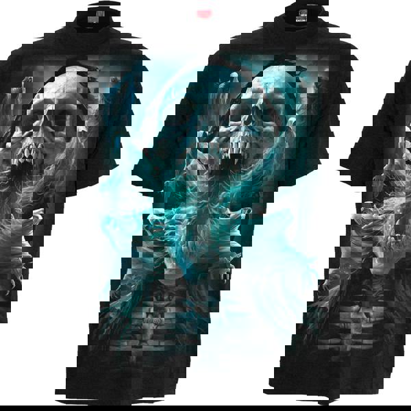 GHOST SKULL - T-Shirt Black