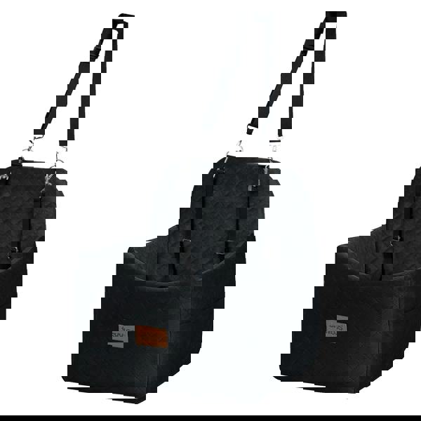 Skylos Pet Booster Dog Car Seat Safe Travel Carrier Bed Bag Basket Puppy Black