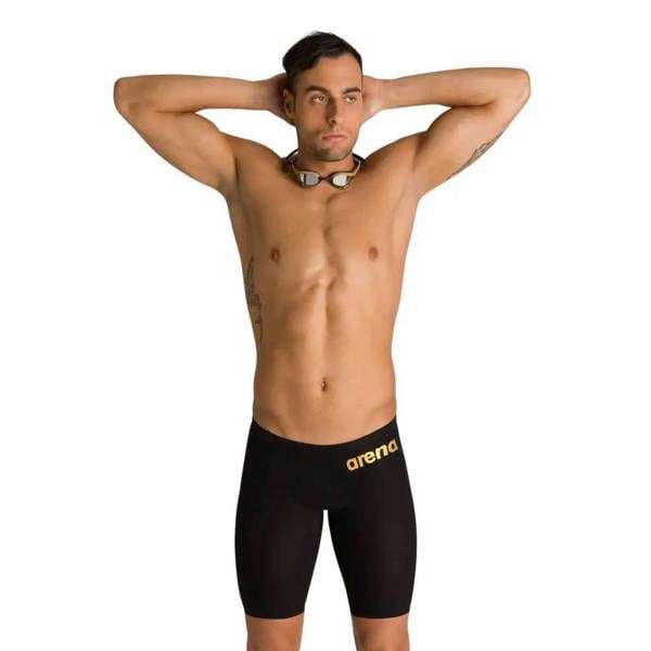 Arena Powerskin Carbon Air 2 black and gold jammer trunks
