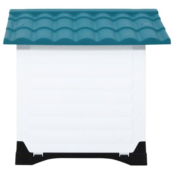 Berkfield Dog House Blue 90.5x68x66 cm Polypropylene