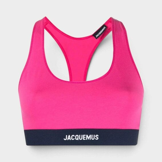 Jacquemus Logo La Brassiere Pink