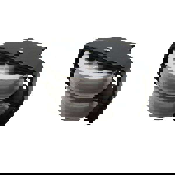 Double Line Screw In Pulley Wheel Black (Washing Clothes Airer Indoor Drying Creel Kit)