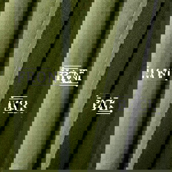 Olive Green Velvet Blackout Eyelet Curtains - 46x63 Inch Drop - Pair Image 3