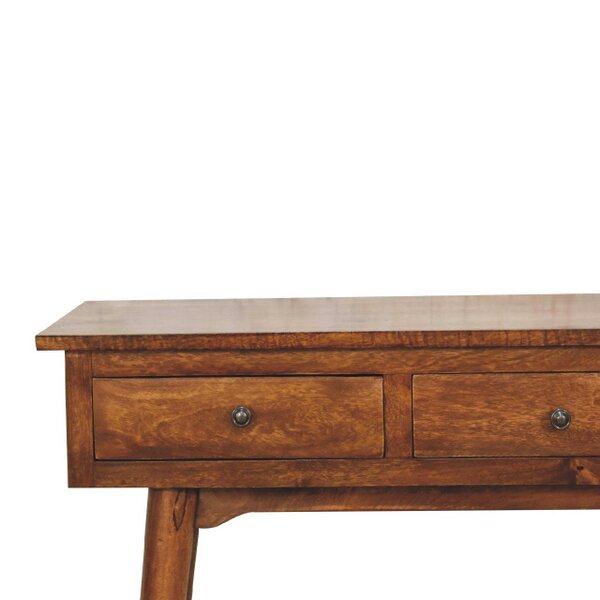 Wyld Haus Saint Paul de Vence Large 3 Drawer Chestnut Console