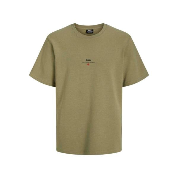 Jack And Jones Mens Royal Denim Division T-Shirt - Aloe Green - 