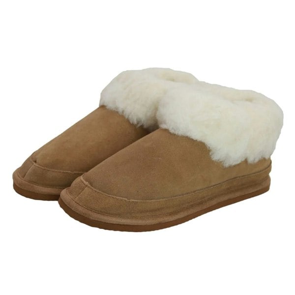 Eastern Counties Leather Womens/Ladies Maddie Wool Slipper Boots - Camel