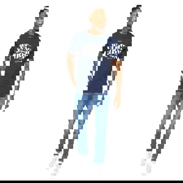 Crosshatch Mens Wilsby T-Shirt - Navy - 