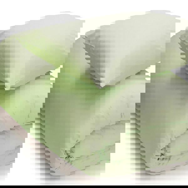 Belledorm Easycare Percale Duvet Cover - Green Apple - 