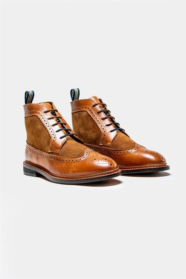 Bosworth tan boots front