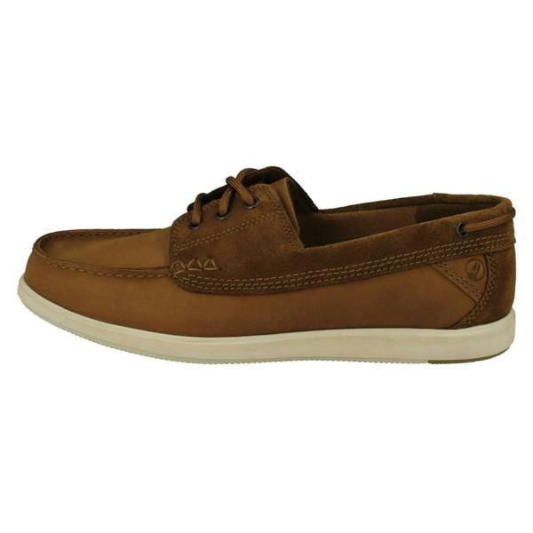 Clarks Mens Clarks Relaxed Style Lace Up Deck Shoes Bratton Boat