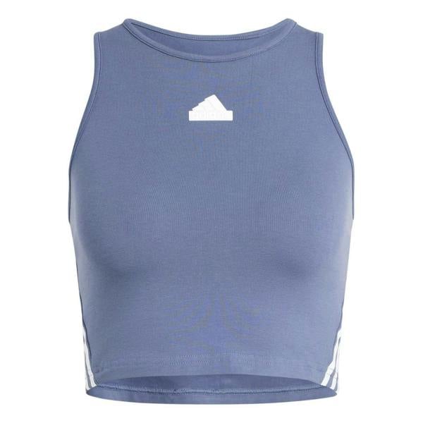 Adidas Womens/Ladies Future Icons 3 Stripes Slim Tank Top - Preloved Ink - 