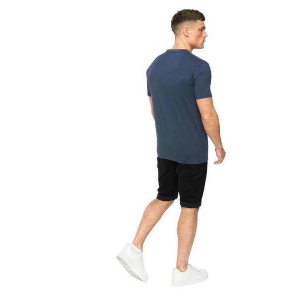 Crosshatch Mens Protrax Cotton T-Shirt - Navy - 