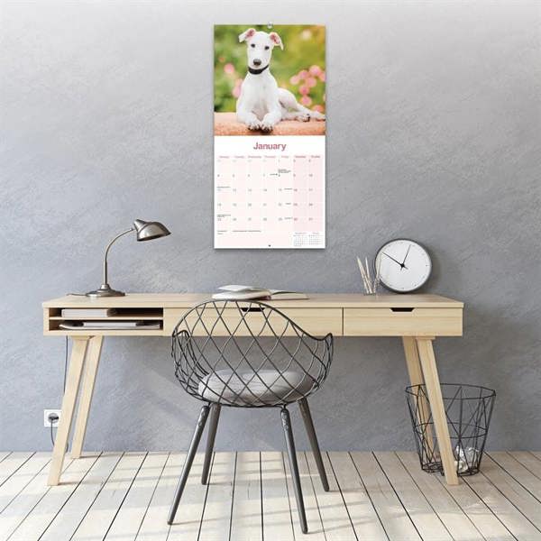 Greyhound Calendar 2027, Wall Calendars, Month To View, Dogs, Gift