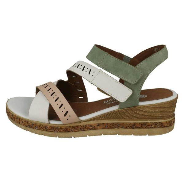 Remonte Ladies Remonte Smart Casual Sandals With A 5cm Wedge Heel D3064