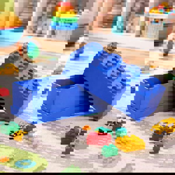 LEGO Mini Box 8 Storage Brick Blue