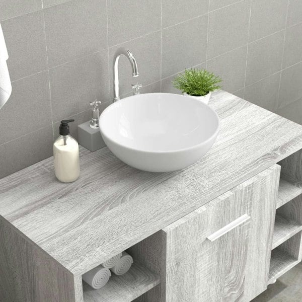 Berkfield Sink Ceramic Round Diam. 280 mm(not for individual sales / blocked all in blockcades)