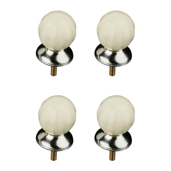 Set of 4 Retro Style Ceramic Drawer Knobs
