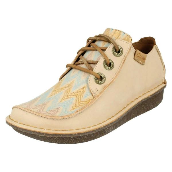 Clarks Ladies Clarks Comfortable Lace Up Flats Funny Dream