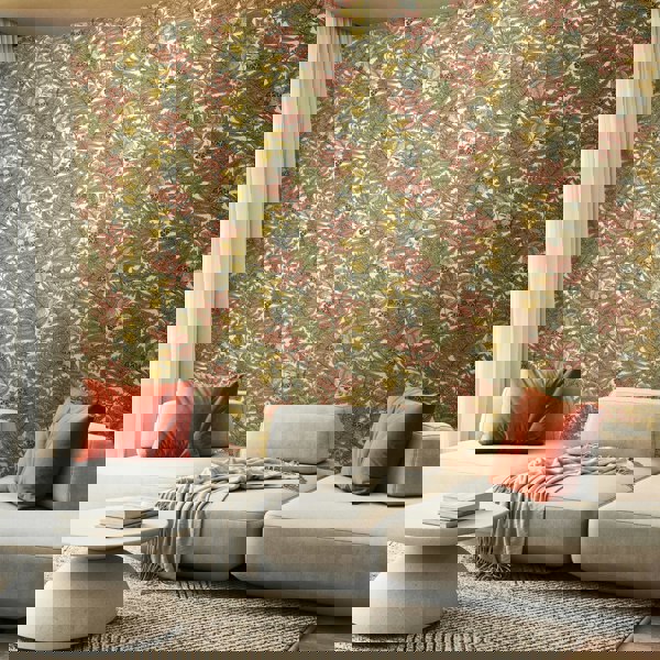 Hoopla Walls Wild Ferns - Warm Spice 10m Wallpaper