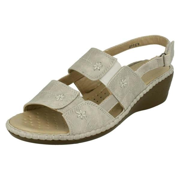Eaze Ladies Eaze Casual Open Toe Sandals