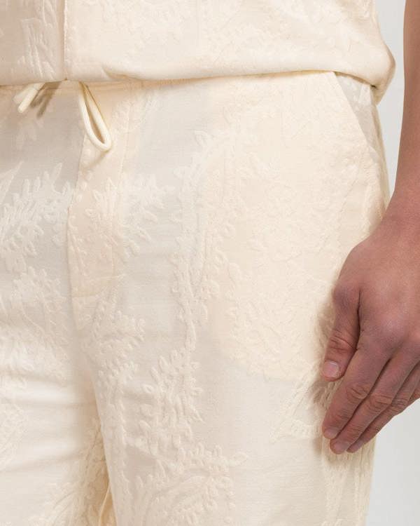 Steel & Jelly Kenton - Paisley Texture Jersey Shorts