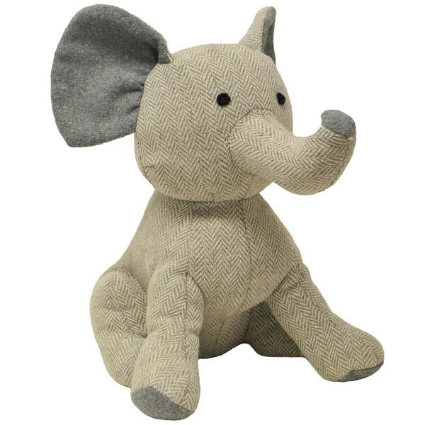 Riva Home Elephant Doorstop - Grey