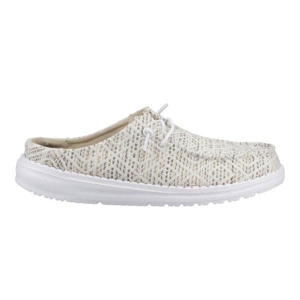 HEYDUDE Wendy Slip Surf Baja Polyester Blend Women's Tan/Multi Mules